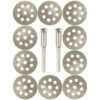 Juego de rebabas de corte brocas de diamante ruedas de_5