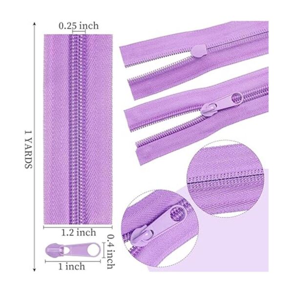 Cremalleras de bobina de nailon de 24 yardas surtidas 24