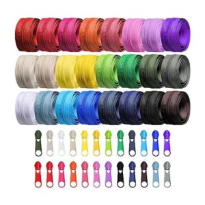 Cremalleras de bobina de nailon de 24 yardas surtidas 24
