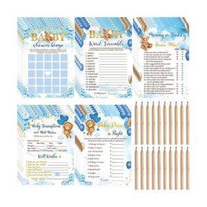 Juegos de baby shower de oso para niños o niñas 5_1