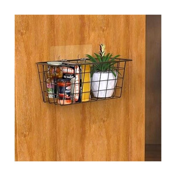 Cesta adhesiva para pared cesta de alambre sobre el