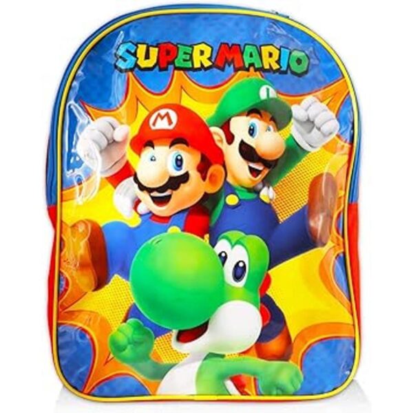 Mario Shop Super Mario Mochila para niños paquete de_2
