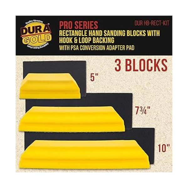 DuraGold Pro Series Classic Kit de bloques de lijado de_2