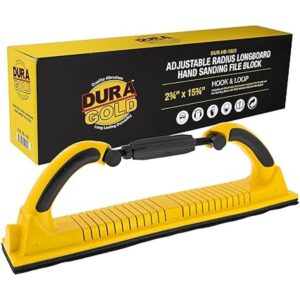 DuraGold Pro Series Bloque de archivos de lija a mano con_1