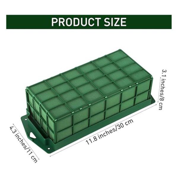 Hahood Paquete de 2 soportes rectangulares de jaula de