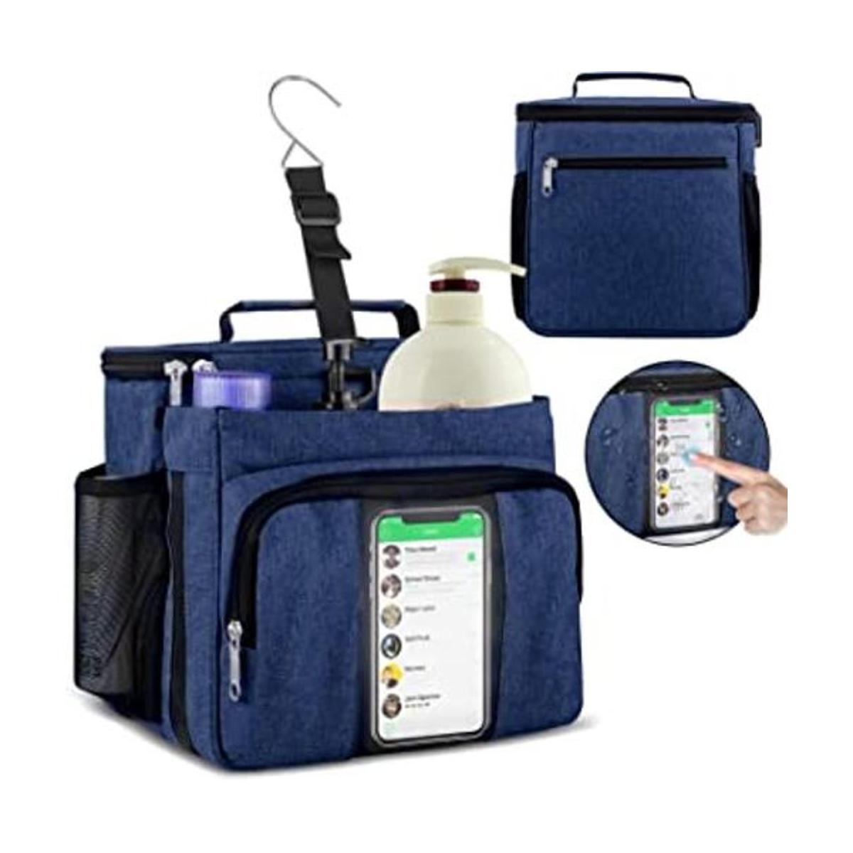 Organizador de ducha portátil esencial para dormitorio