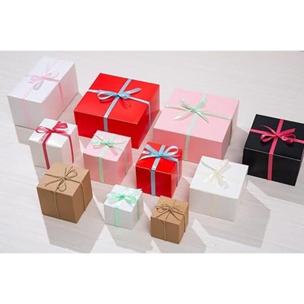 GEFTOL Caja de regalo pequeña color rosa paquete de 50