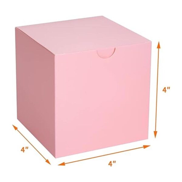 GEFTOL Caja de regalo pequeña color rosa paquete de 50