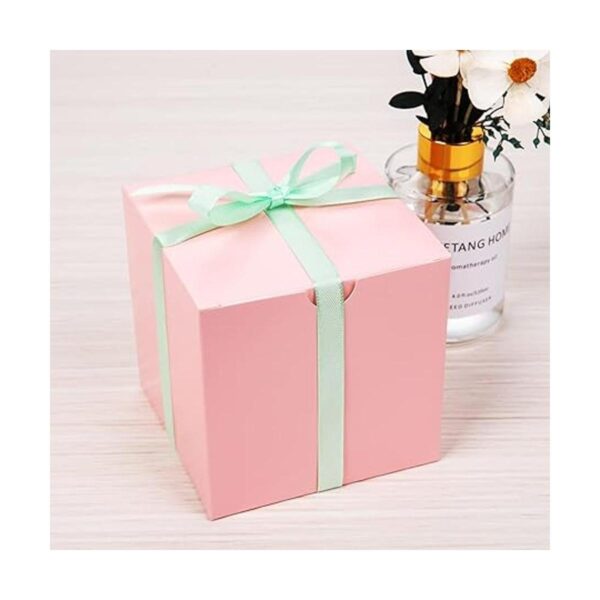 GEFTOL Caja de regalo pequeña color rosa paquete de 50