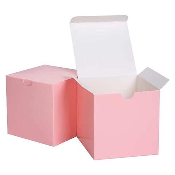 GEFTOL Caja de regalo pequeña color rosa paquete de 50