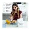 Heartland Home Servilletero de porcelana color blanco y_6