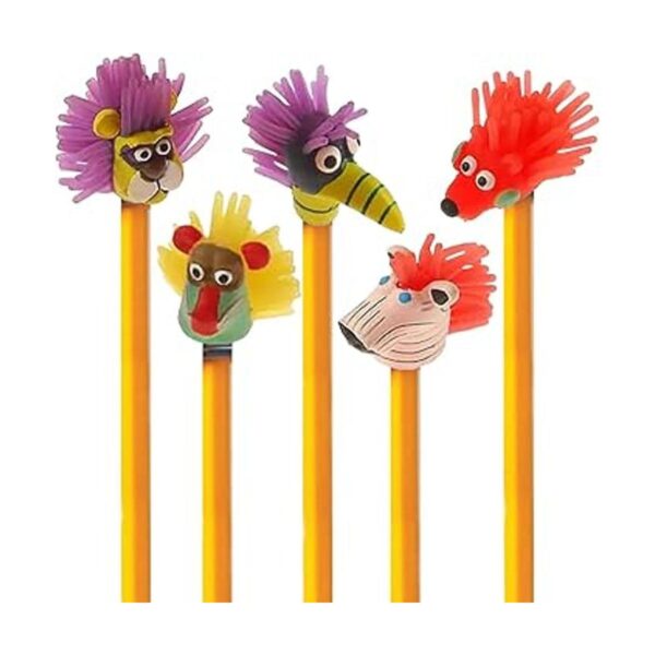 ArtCreativity Juego de 12 lápices de animales salvajes_4