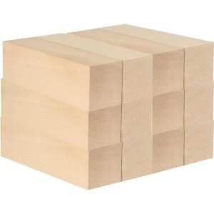 JAPCHET 12 piezas de 5 bloques de tallado de madera de_1