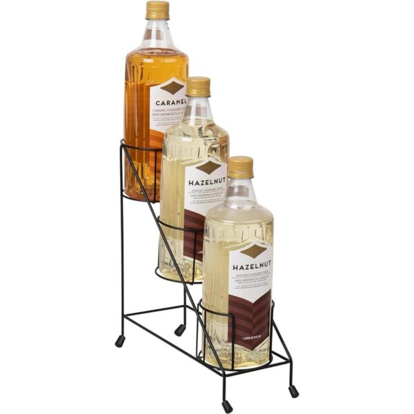 Mind Reader Organizador de botellas de 3 compartimentos
