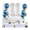 Globos grandes plateados de 11 globos 40 pulgadas_6