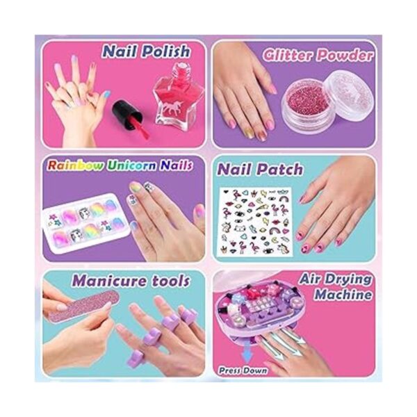 Golray Juego de esmaltes de uñas para niños para niñas_2