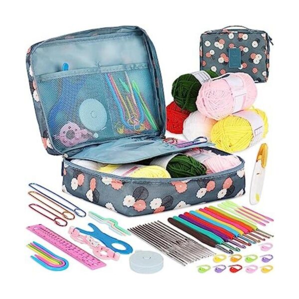 Coopay Kit de ganchillo de 58 piezas para principiantes