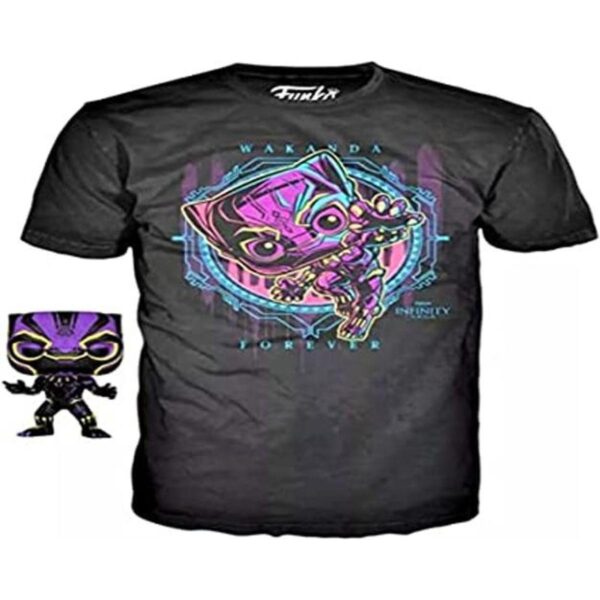 Funko POP Blacklight Black Panther POP Tee XL_1