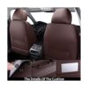 Coverado Fundas de asiento delantero y trasero 5 piezas_2