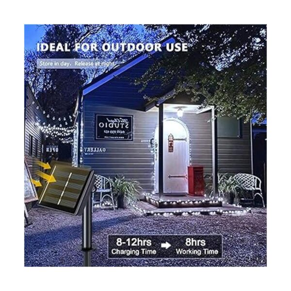 JMEXSUSS Paquete de 4 100 luces LED solares de 33 pies_4