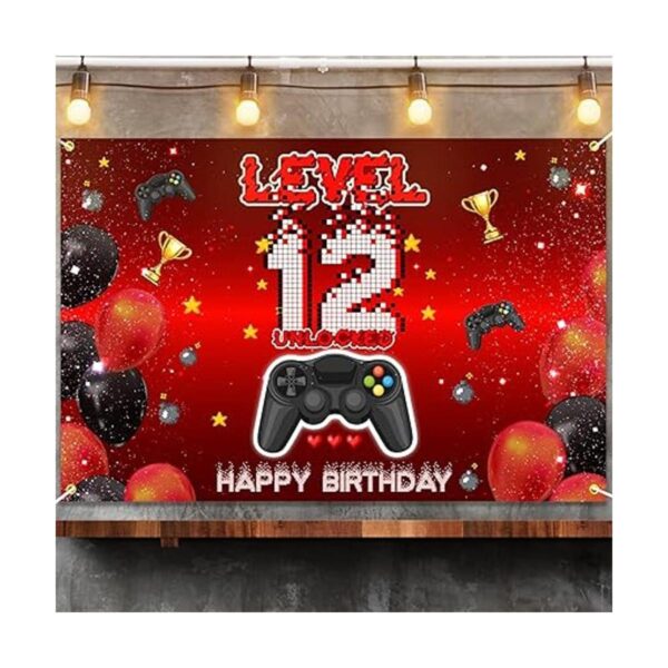 Nivel 12 Póster de fondo desbloqueado para decoración de