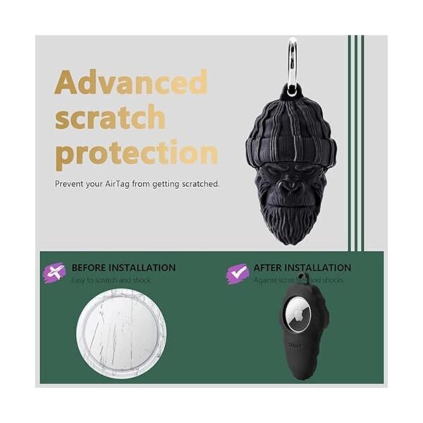 GOLLEY Funda compatible con Apple AirTag para llavero_2