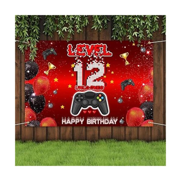 Nivel 12 Póster de fondo desbloqueado para decoración de