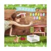 Juego de 11 piezas de granja World Bunny Hutch Bunny Toy_4