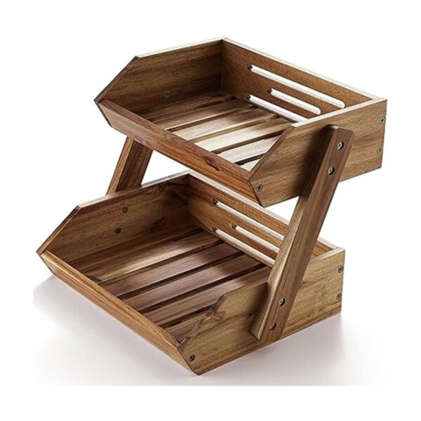Cesta de frutas frutero cesta de frutas de 2 niveles_1