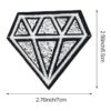 Paquete de 10 parches decorativos de diamantes de