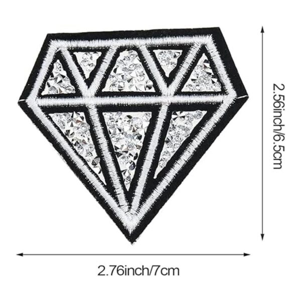 Paquete de 10 parches decorativos de diamantes de
