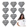 Paquete de 10 parches decorativos de diamantes de