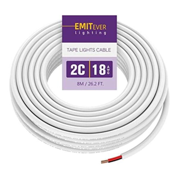 Emitever Cable de pared con iluminación LED de alambre de_1