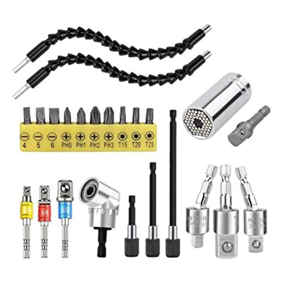 MXiiXM Kit de extensión de broca flexible herramientas de