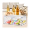 Organizador de cosméticos apilables juego de 2