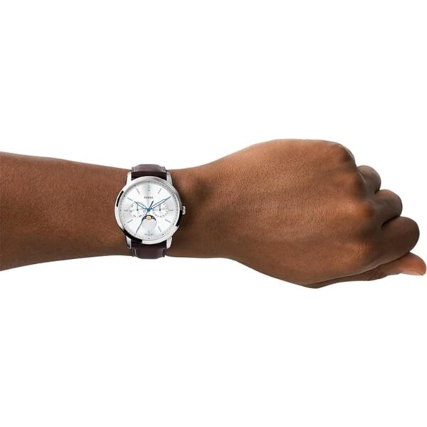 Fossil Mens Neutra Stainless Steel Quartz Moonphase_4