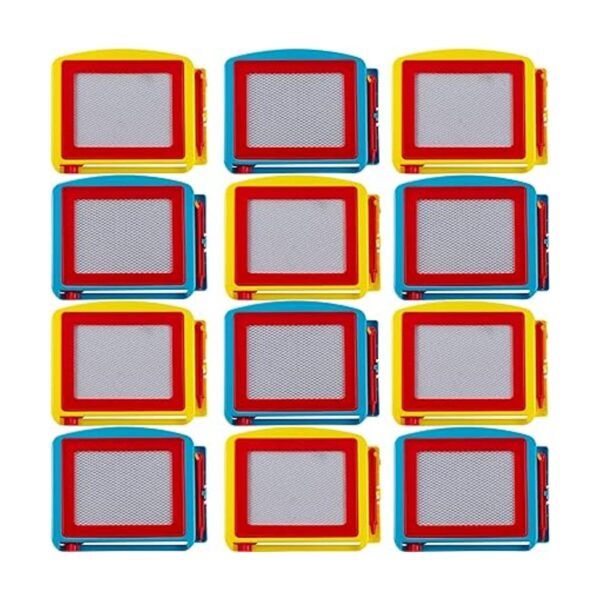 Mini tablero magnético de dibujo para niños paquete de 12_4