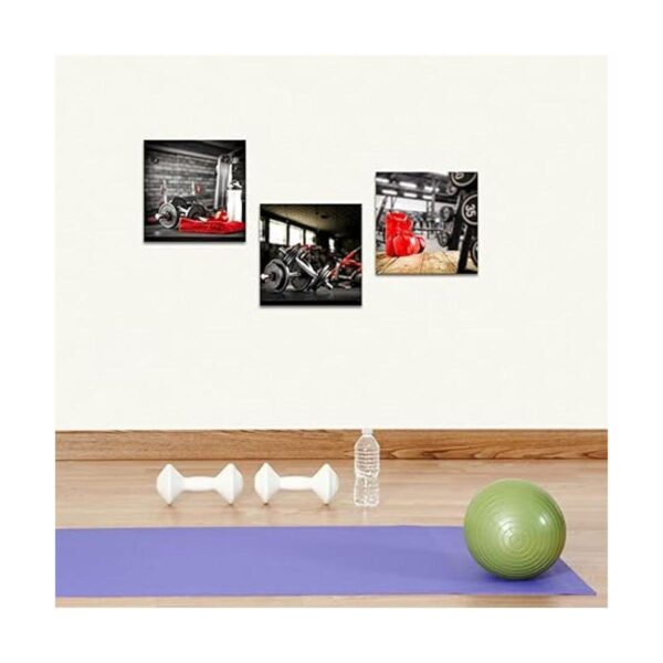 LyerArtork 3 piezas de arte de pared de fitness y deportes_2