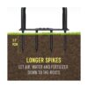 Colwelt Aireador de césped Spike aireador manual para