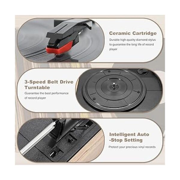 LPNo.1 Sistema de alta fidelidad Bluetooth con altavoces_4