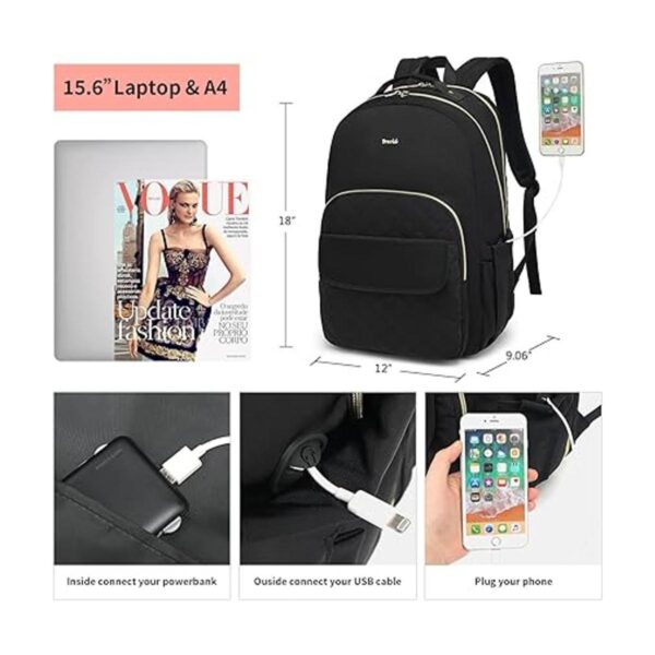 Mochila para mujer de 15.6 pulgadas para la escuela_5