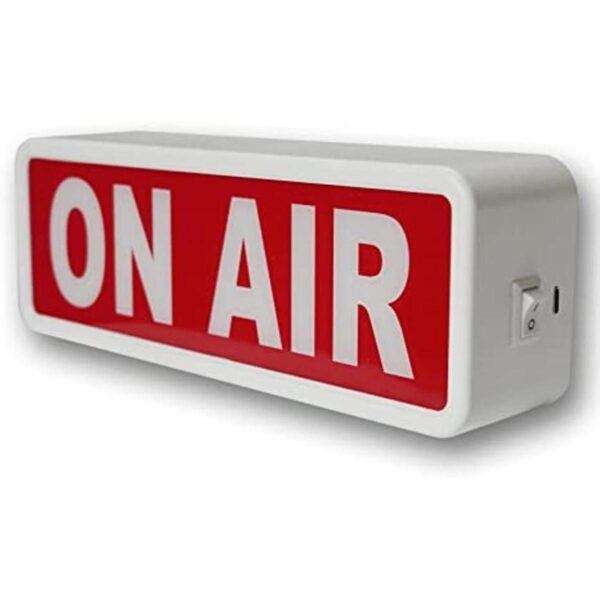 ON AIR Letrero de grabación de luz señal de advertencia_1