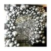 Kit de arco de guirnalda de globos plateados cromados con_3