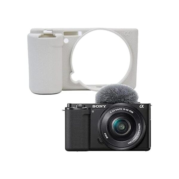 Funda para cámara Sony Zve 10 funda de gel de silicona_2