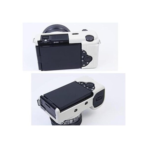 Funda para cámara Sony Zve 10 funda de gel de silicona_3