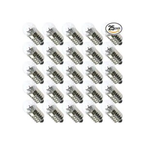 MEETOOT 25 mini bombillas E10 de 15 V 03 A para_1