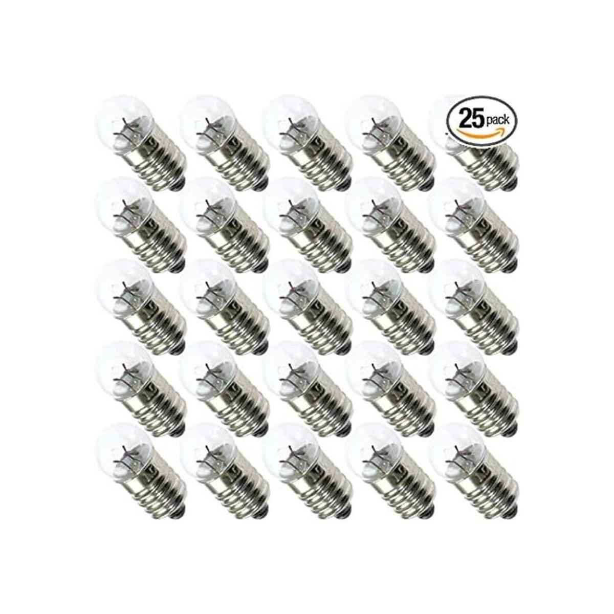 MEETOOT 25 mini bombillas E10 de 15 V 03 A para