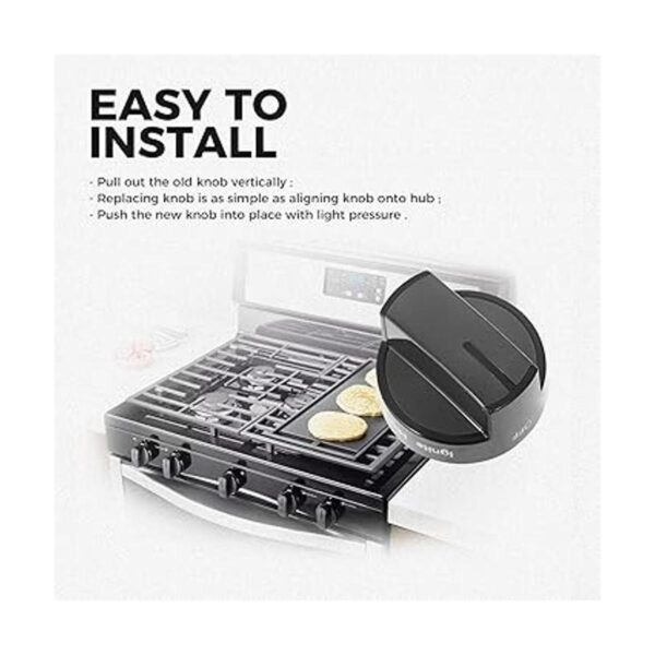 4 piezas W10339442 perilla para estufa de gas Whirlpool