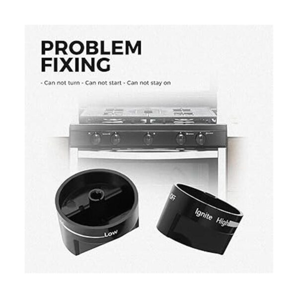 4 piezas W10339442 perilla para estufa de gas Whirlpool