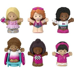 FisherPrice Juego de 6 figuras de Barbie para niños_1